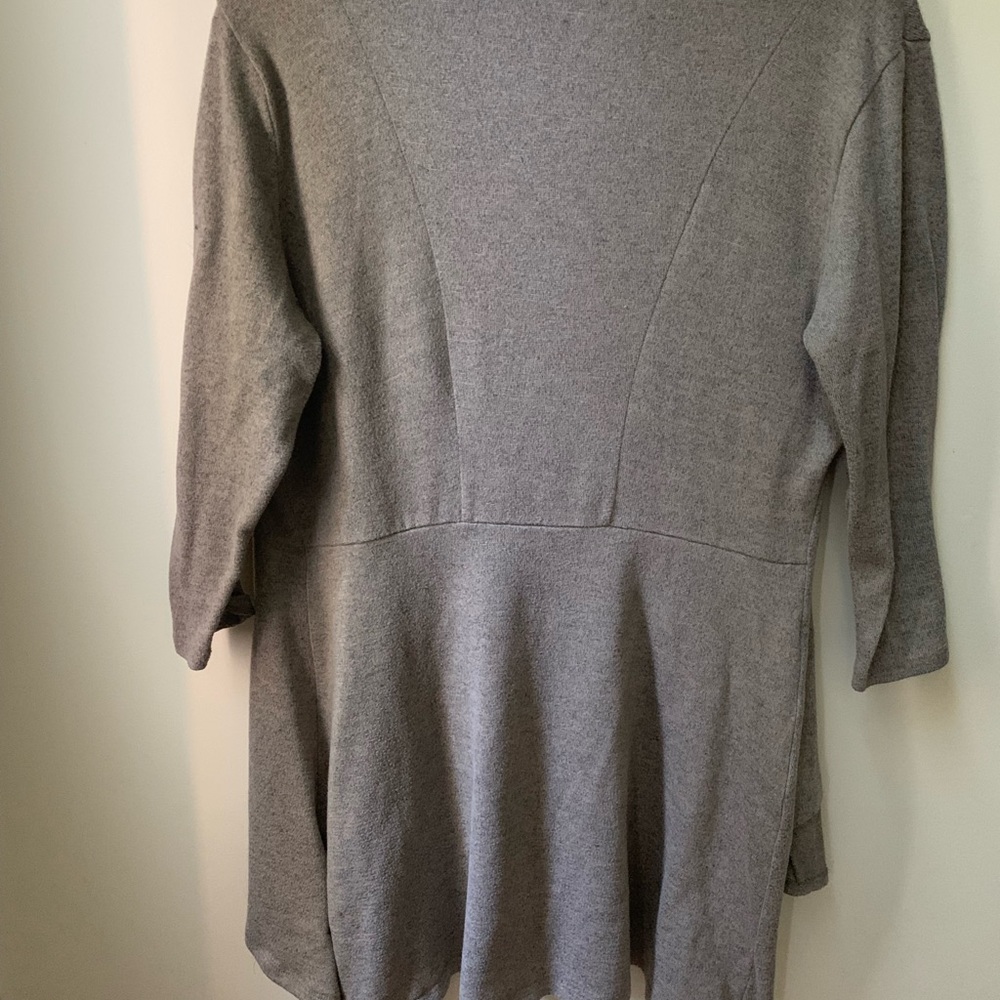 NY Collection Waterfall Cardigan - Picture 6 of 10